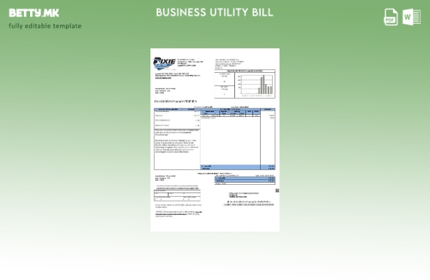 Сметка за комунални услуги во САД Мисисипи Дикси Електрик